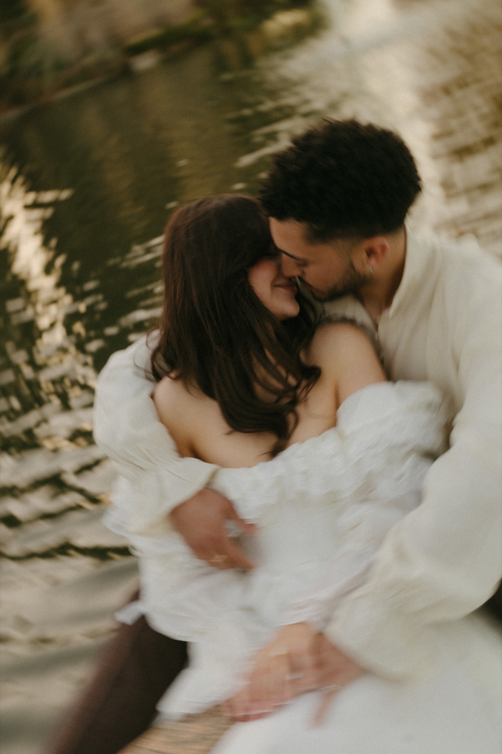 Berkeley and Robin at the Palace of Fine Arts, photographed by @mariefossphoto