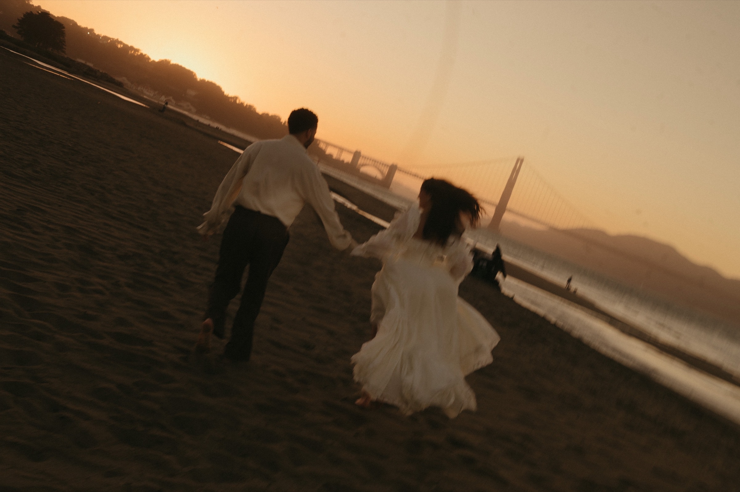 Berkeley and Robin at the Palace of Fine Arts, photographed by @mariefossphoto