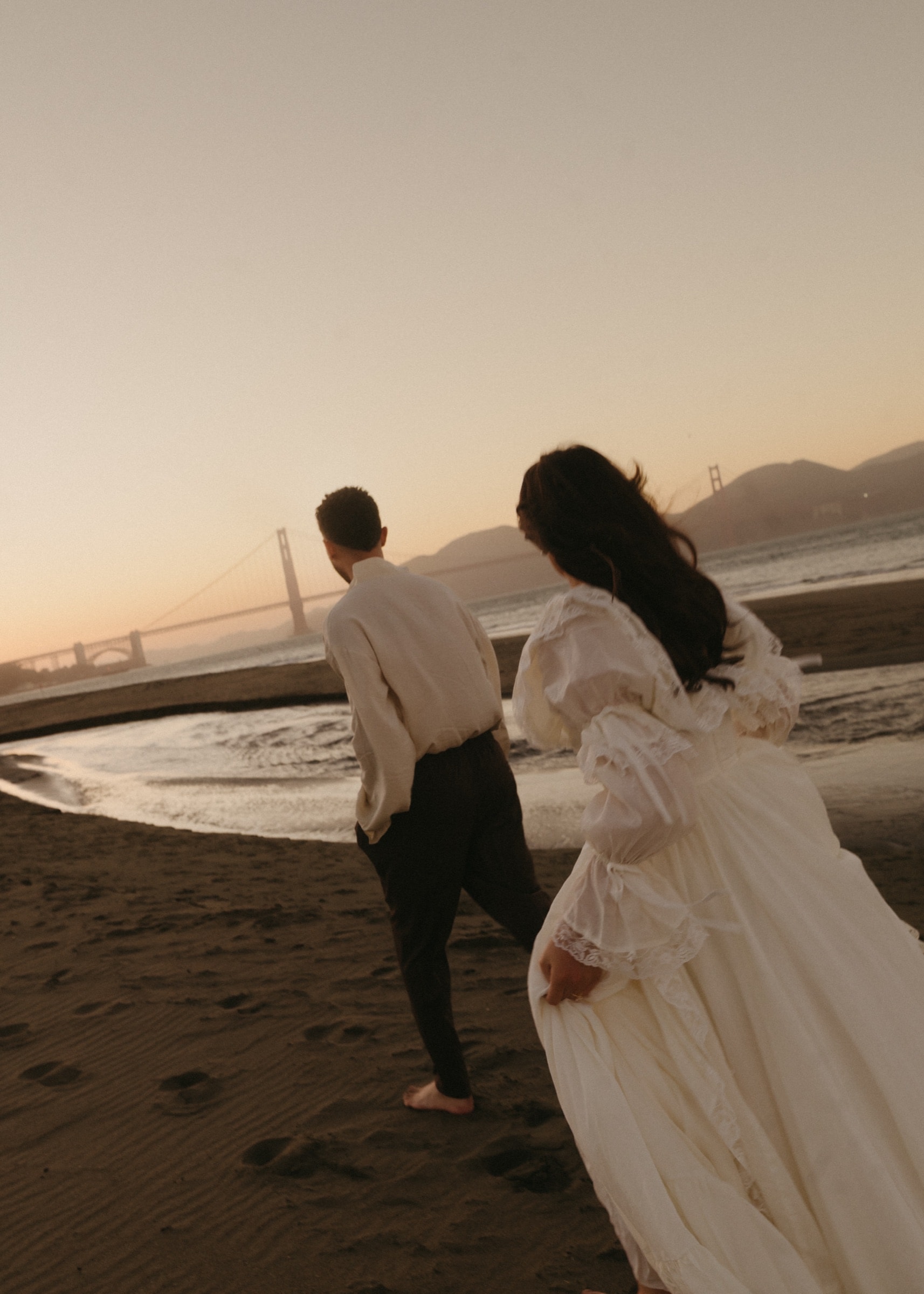 Berkeley and Robin at the Palace of Fine Arts, photographed by @mariefossphoto